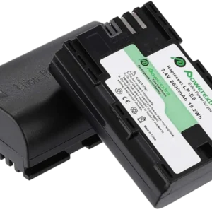 BATERÍA ALTERNA POWER EXTRA LP-E6N Powerextra (batería LP-E6, batería Canon alterna, Powerextra LP-E6N, cargador de 3 canales, cámara EOS)