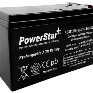 BATERIA POWER STAR 7A AH 12 VOLTIOS