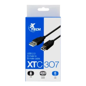 CABLE XTC 307 CABLE XTECH XTC-307 USB 1.8M M-M 2.0