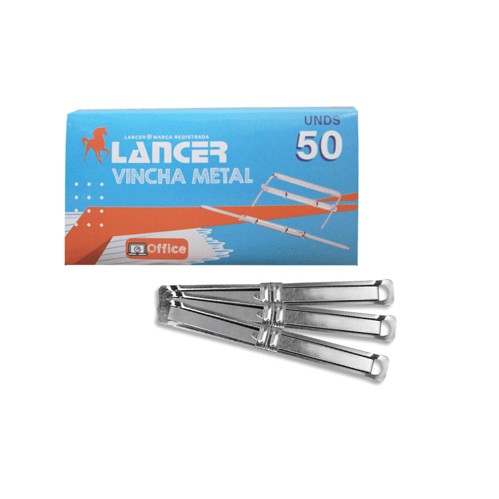 CAJAX50 DE VINCHAS PLASTICAS LANCER X 50 UNIDADES