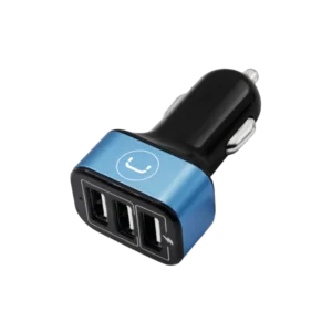 CARGADOR CARGA RÁPIDA USB 3 PUERTOS PARA AUTO 6.0A PW5022BK