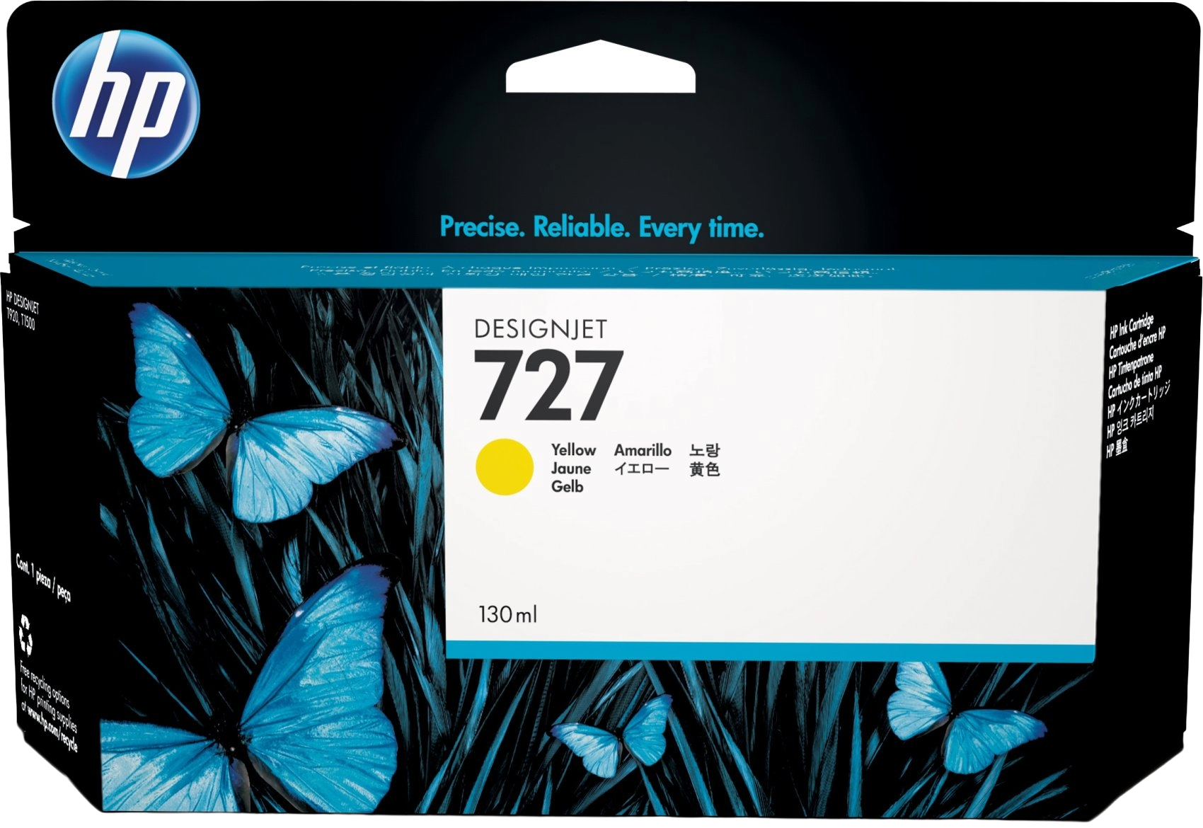 CARTUCHO HP 727 YELLO B3P21A