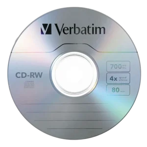 CD-RW VERBATIM 80 MIN 700MB