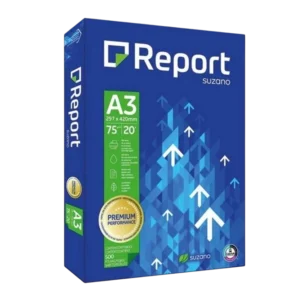 Caja de 5 Resmas de Papel Bond A3 75 Gr Marca Report