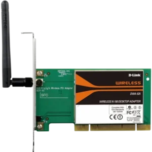 D-Link Adaptador de red inalámbrico N-150 Mbps Wi-Fi PCI/PCIe (adaptador Wi-Fi, tarjeta inalámbrica, DWA-525, red PCI, conexión inalámbrica N150)