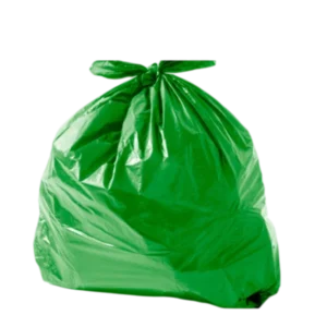 FUNDA VERDE DE POLIETILENO 63X76 RESIDUOS NO RECICLABLES x 10 uniadades