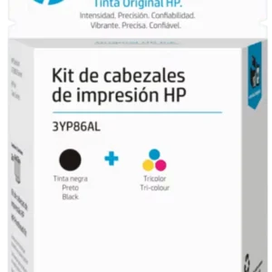 KIT DE CABEZAL HP DE IMPRESIÓN NEGRO PARA GT5820, GT5810 WL-315, WL-415 3YP86AL (cabezal HP, repuesto impresión GT5820, GT5810, WL-315, WL-415, 3YP86AL, tinta negra HP)
