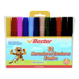 MARCADOR 3M JUMBO POR 12 COLORES