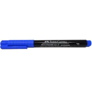 MARCADOR PERMANENTE FABER CASTELL 421F AZUL