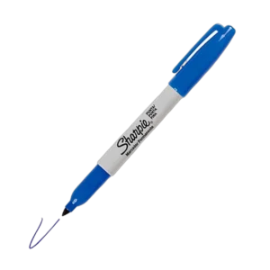 MARCADOR SHARPIE PERMANENTE AZUL
