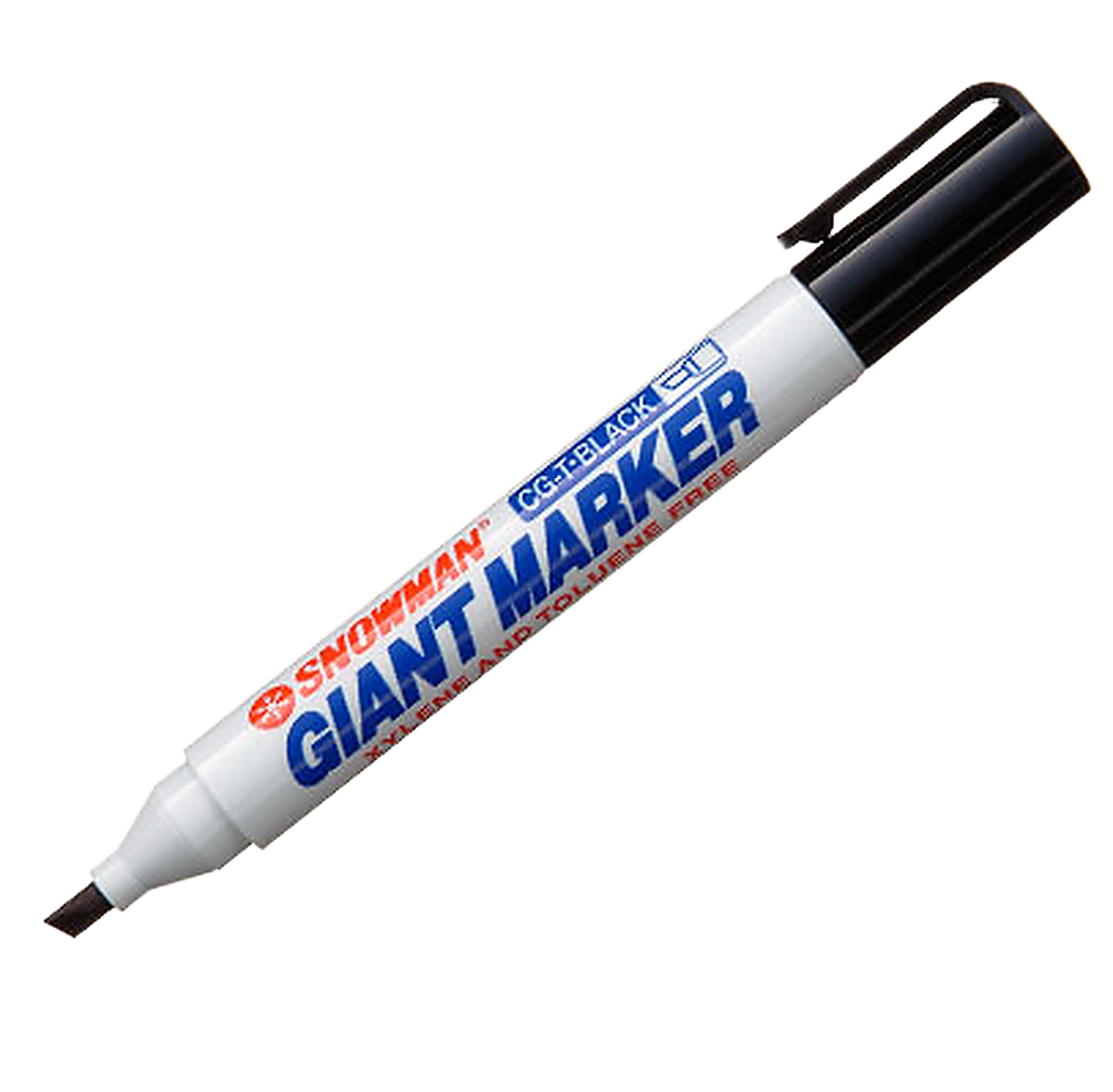 MARCADOR SNOWMAN CG 12T NEGRO PERMANENTE