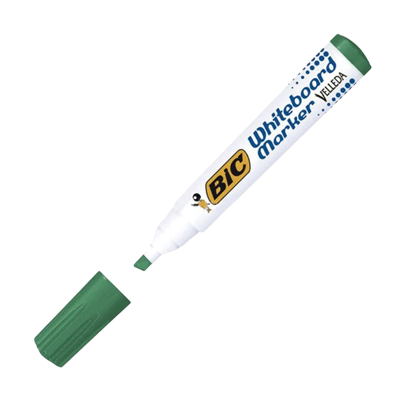 MARCADORES DE TIZA LIQUIDA BIC VERDE X 10 UNIDADES