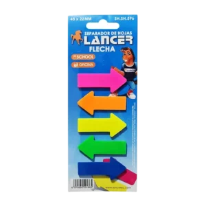 POSTIT BANDERITA TIPO FLECHA LANCER