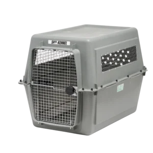 Petmate Sky Kennel 40” – Jaula de Viaje para Perros, Aprobada por IATA (jaula perro viaje, Petmate Sky Kennel, 40 pulgadas, IATA, transporte mascotas)