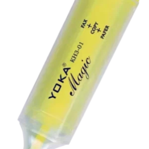 RESALTADORES YOKA AMARILLO X 10 UNIDADES