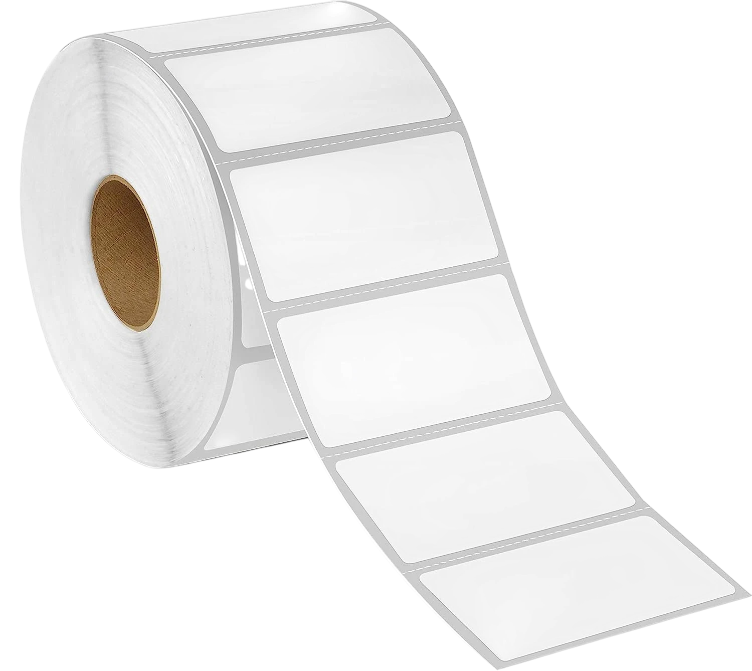 ROLLOS DE ETIQUETAS ADHESIVAS directa TÉRMICOS 2374 UNDS (etiquetas térmicas, rollo etiquetas adhesivas, 5.1x2.5 cm, core 1 pulgada, 2374 unidades)