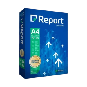 Resmas de 500 hojas Papel Bond Report A4 75gr (Alta Blancura, Caja de 10 Unidades)