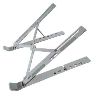Soporte metálico para laptop plegable Creative Folding (stand laptop metálico, soporte plegable, portátil, aluminio, ergonómico)