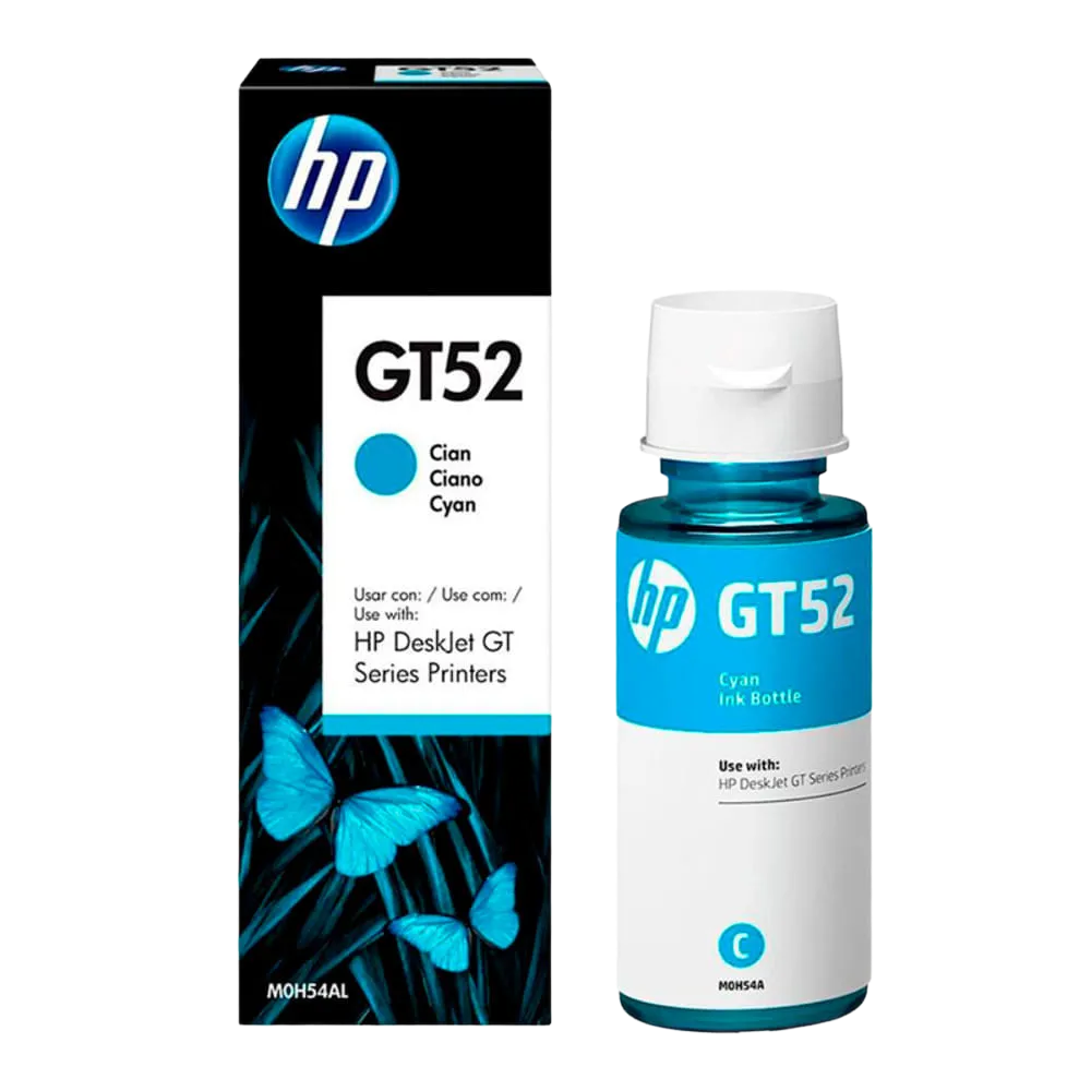 TINTA HP DESKJET GT 5820 GT52 CYAN