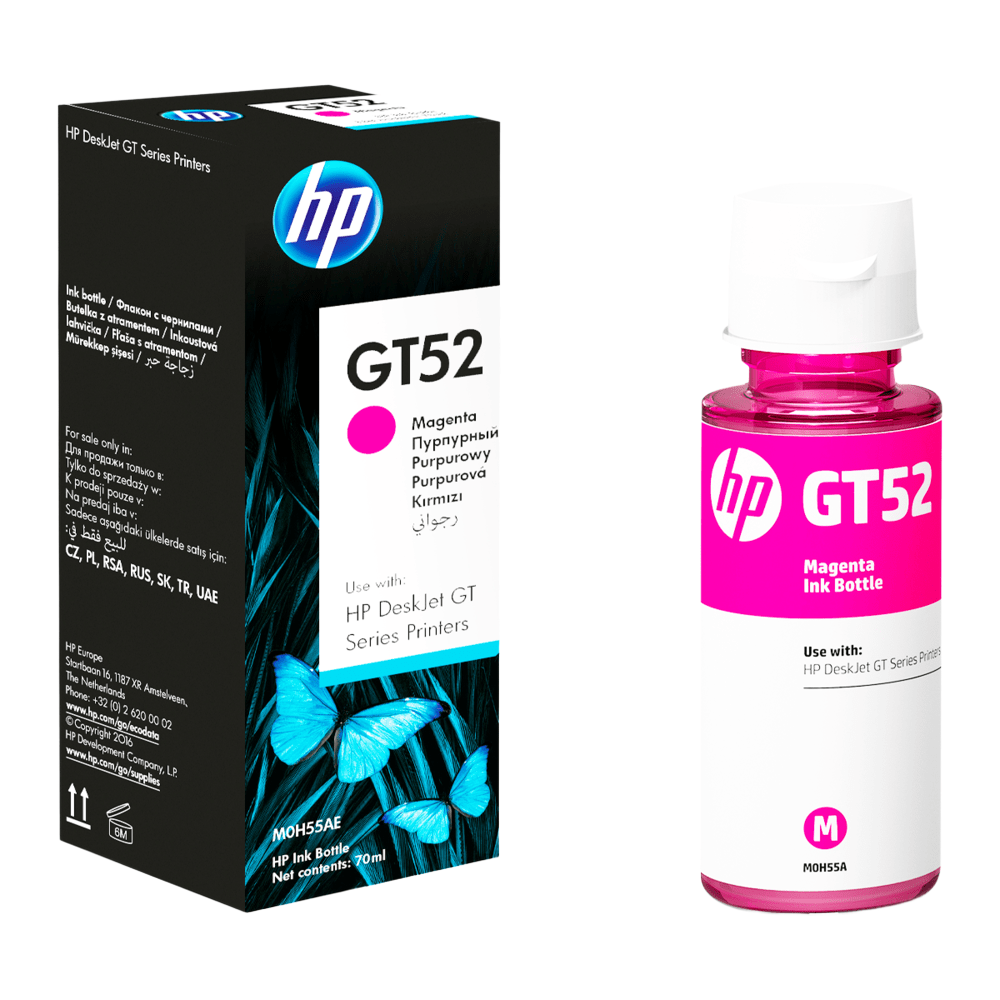 TINTA HP DESKJET GT 5820 GT52 MAGENTA