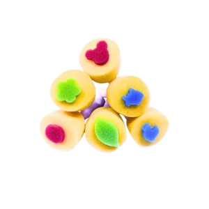 Set de 6 sellos de esponja con mango de madera para manualidades y técnicas de stencil