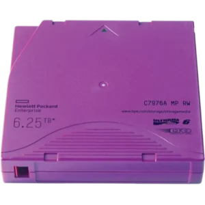 Cinta magnética de respaldo HP LTO Ultrium 6 C7976A 6.25TB